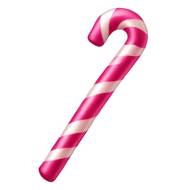 Pink candy cane sticker