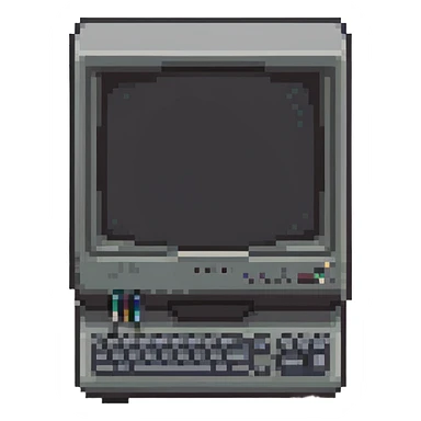 Old computer monitor sticker