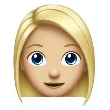 blonde hair girl playing soccer sticker