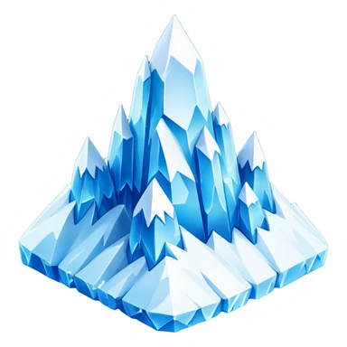 ice mountain sticker