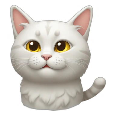 cat reeding the b sticker