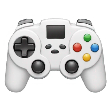 gamepad with and hard smile sticker