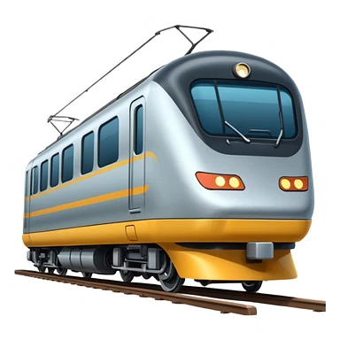 Modern train sticker