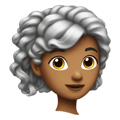 Pretty lush girls with hair sticker