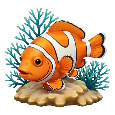 Nemo clownfish sticker