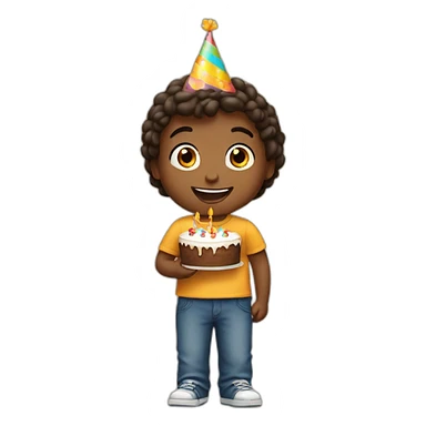 A boy celebrated his birthday, turning 11 sticker