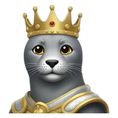 king of seals sticker