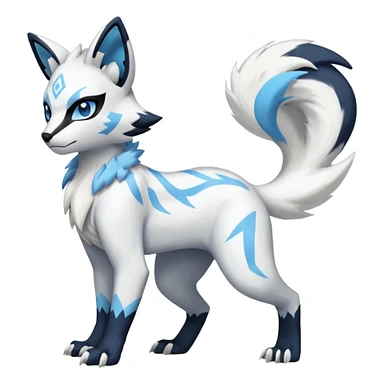 Genet-Absol-Kyurem-Zeraora-Primagen-fusion-creature  sticker