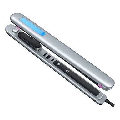 hair straightener, simple sticker