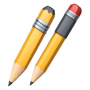 Broken pencil sticker