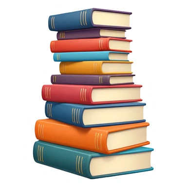 Stack of Books
 sticker