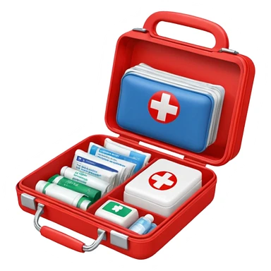 First Aid for hiking sticker