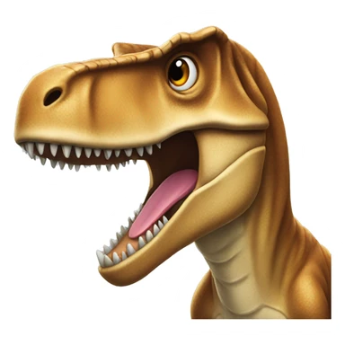 T. rex with a smile  sticker