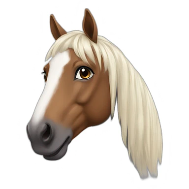 Beautiful horse sticker