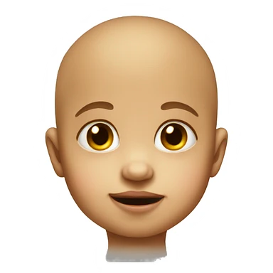 baby with a big nose sticker