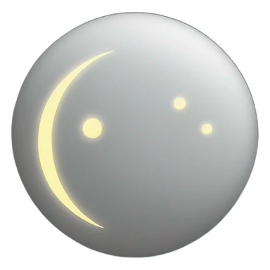 Cœur de lune sticker