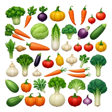 assorted vegetables sticker