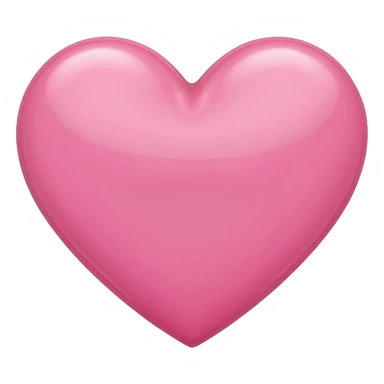 MEDIUM PINK heart emoji sticker