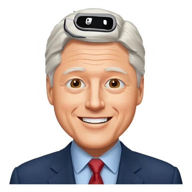 Bill Clinton president sticker