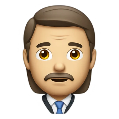 businessman worried sticker