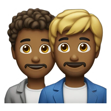 Amine et Billy sticker
