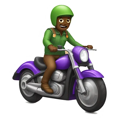Egg plant rider sticker