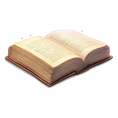 a magical book with a shine sticker