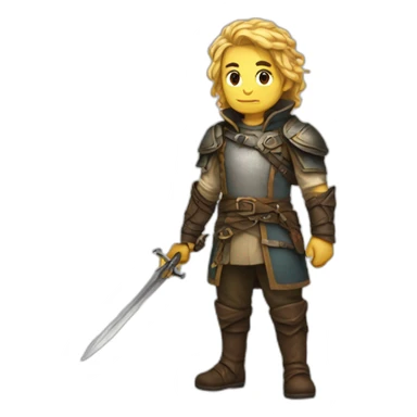 RPG character sticker