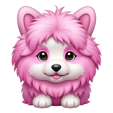 Puppy pink sticker