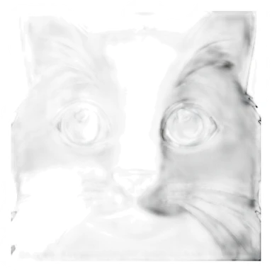 Black cat with blue eyes sticker