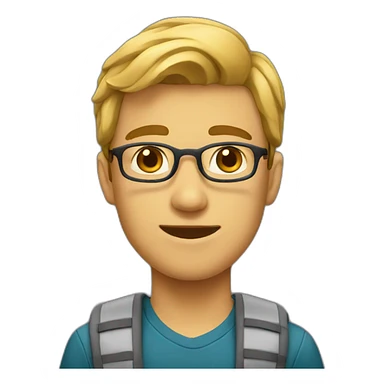 a College Boy. sticker