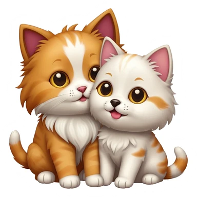 Kedi köpek sticker