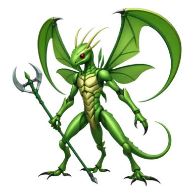 Scyther-Fakémon-hybrid-creature (full body)  sticker