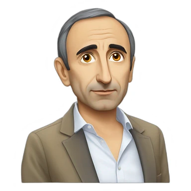 Eric Zemmour qui dort et ronfle  sticker