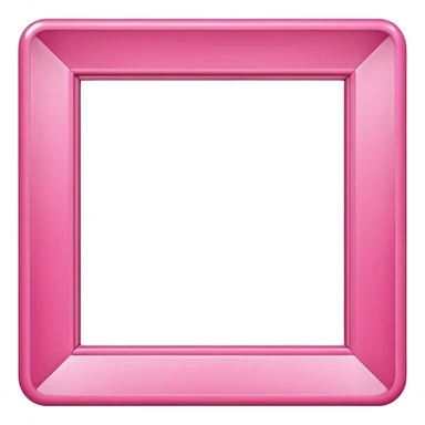 pink picture frame sticker