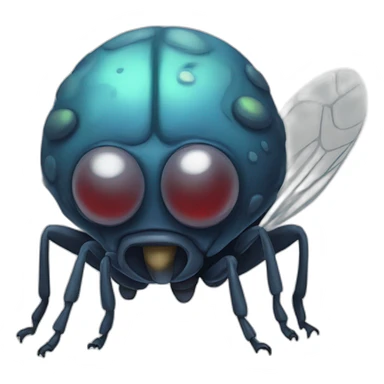 fly zomby sticker