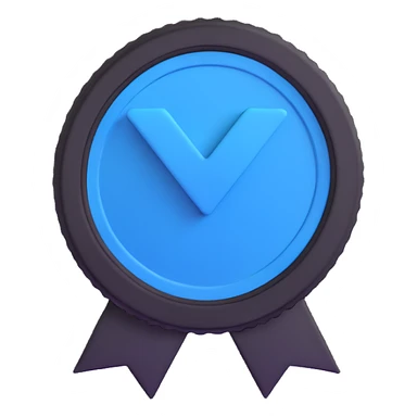 instagram verification badge blue with white checkmark sticker