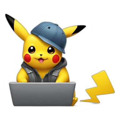 pikachu-with-a-laptop sticker