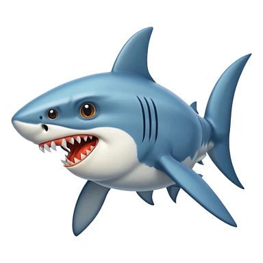Shark mixed with chicken sticker