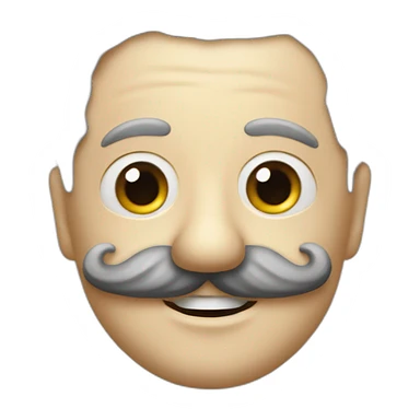 Adolf avec moustache Charlie chaplin sticker