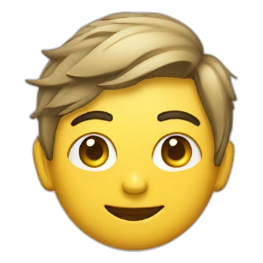 persona con una medalla  sticker