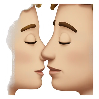 Forehead kiss sticker