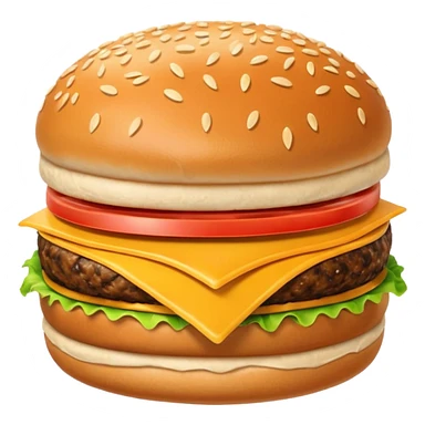 burger bun sticker