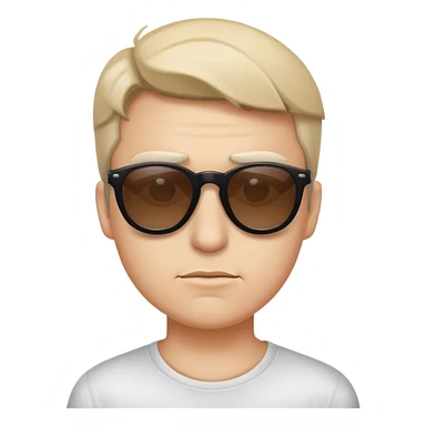 Tilting sunglasses looking suspiciously  sticker