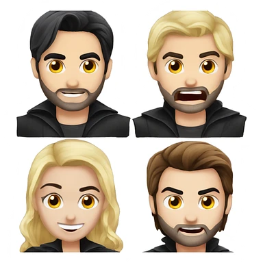 Vivian dsena as a vampire  sticker