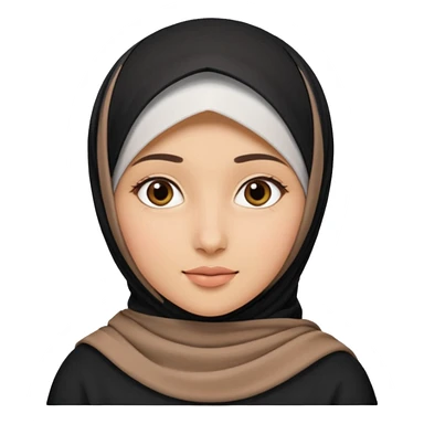 Hijab girl 22 y.o sticker