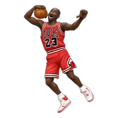 Micheal Jordan qui fait un dab sticker