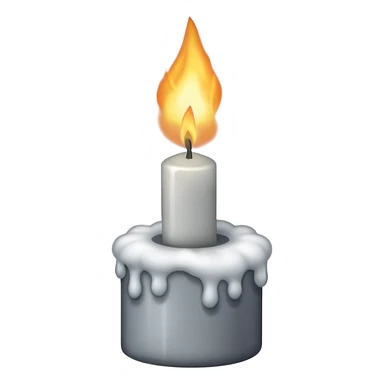 Candel without flame 🔥 only smoke sticker