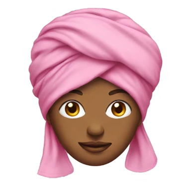 pink turban  sticker
