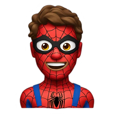 Spiderman asustado sticker